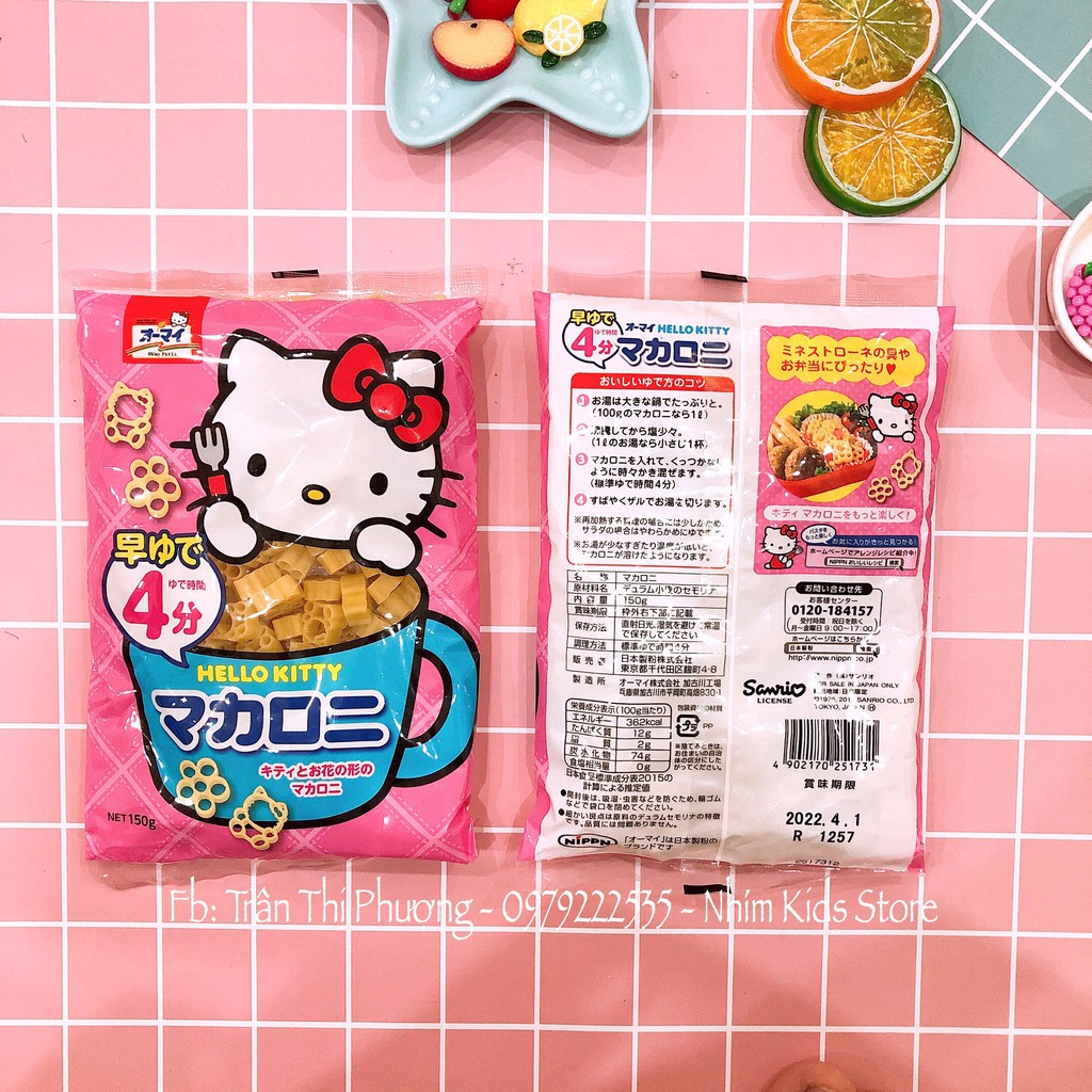 Nui Hello Kitty nội địa Nhật gói 150G (date:2024)