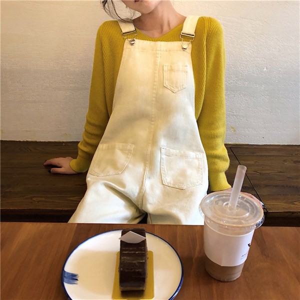 Quần yếm jean trơn (050949) | BigBuy360 - bigbuy360.vn