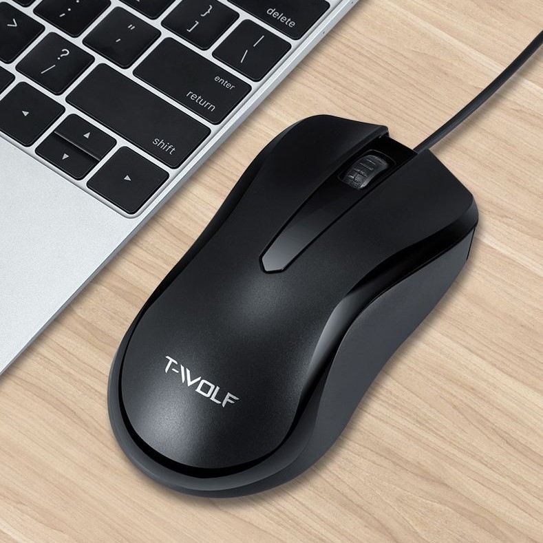 Mouse có dây T-Wolf V12 văn phòng USB chính hãng có tem bảo hành | Shopee  Việt Nam