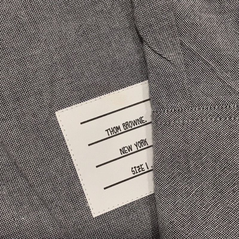 Áo sơ mi thom browne xám viền 2 tay cao cấp
