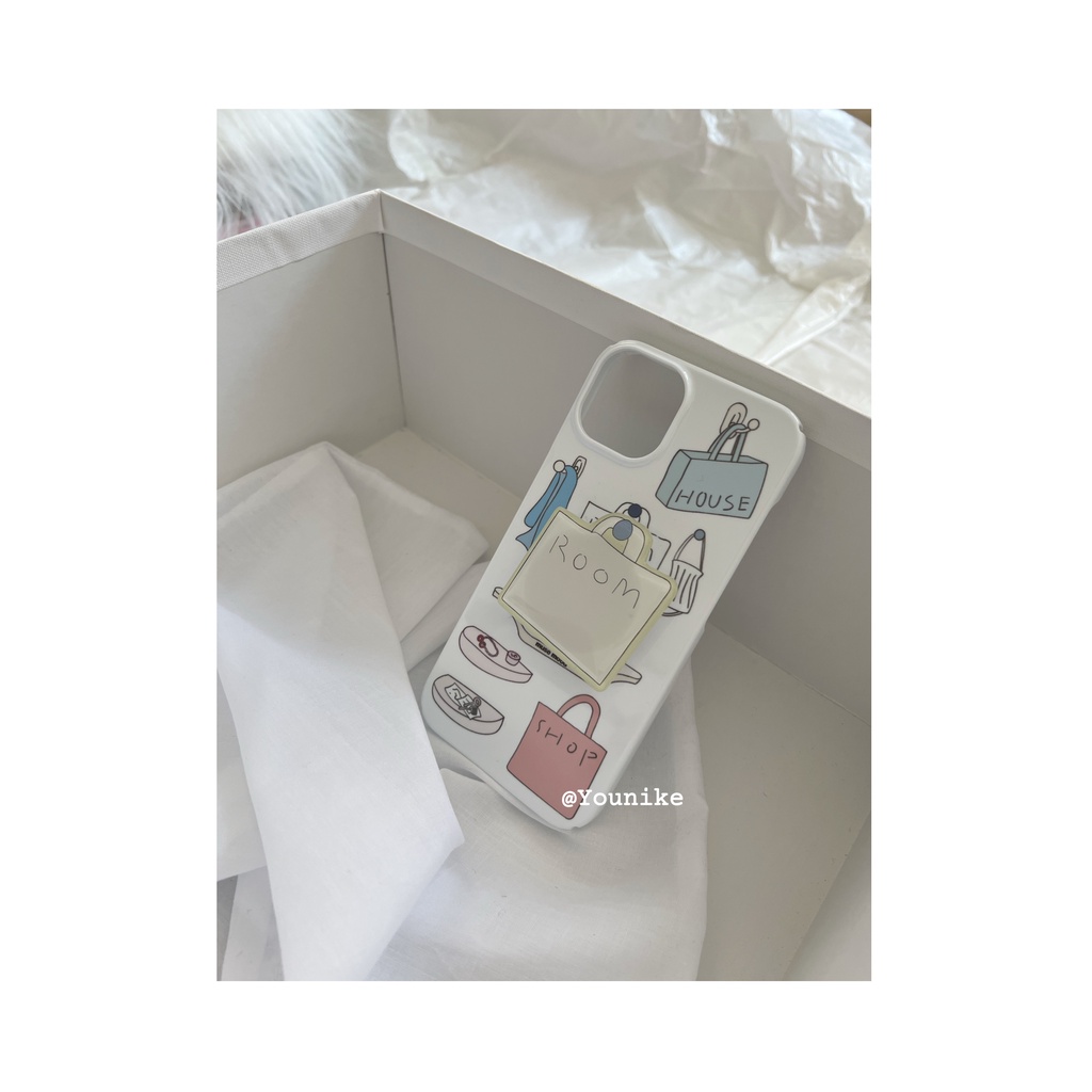 Ốp Điện Thoại Phong Cách Retro Hàn Quốc Cho Iphone 14 / 13 Pro / 12 Pro Max / 12 Mini / 11 Xr