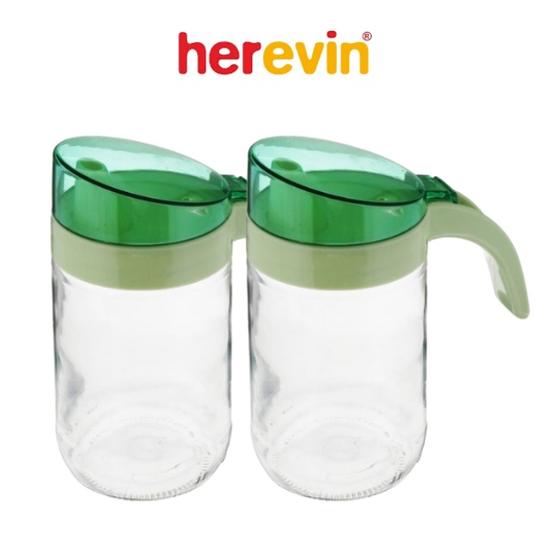 Bộ 2 Bình Rót Dầu Thuỷ Tinh Herevin 660ml - HUGI151180-205