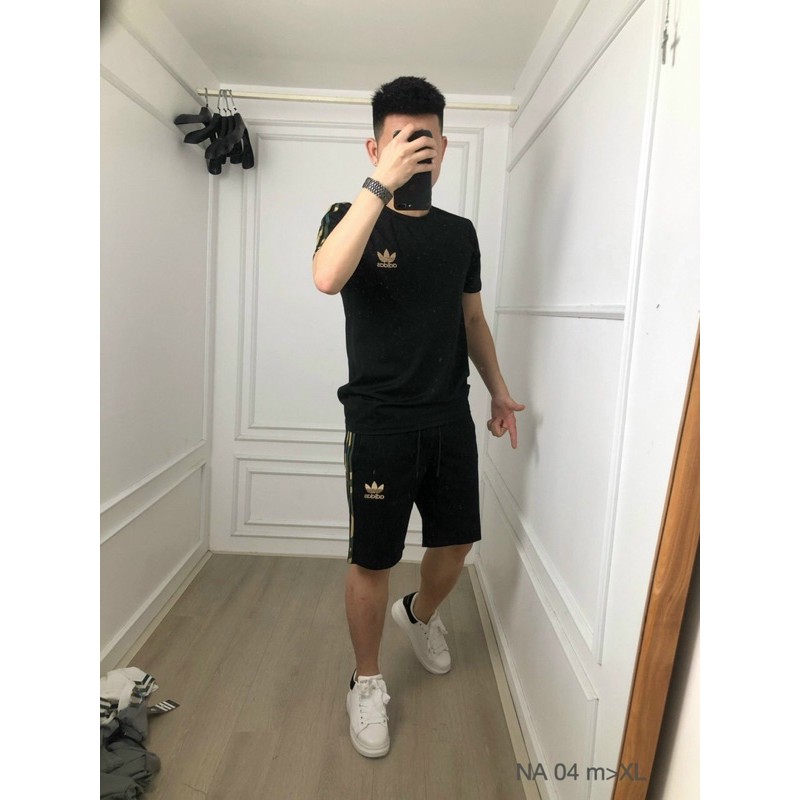 Bộ thể thao nam adidas hè 2021 mẫu mới nhất chất cottonata thấm hút mồ hôi | BigBuy360 - bigbuy360.vn