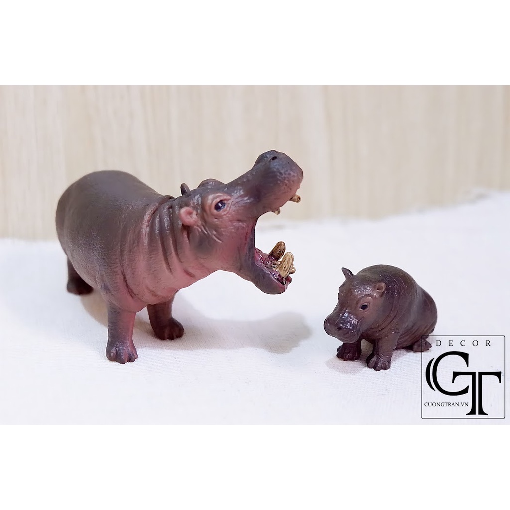 Mô hình đồ chơi Hà Mã cao cấp