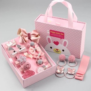 Set kẹp tóc 18 chi tiết dễ thương cho bé gái - cua càng