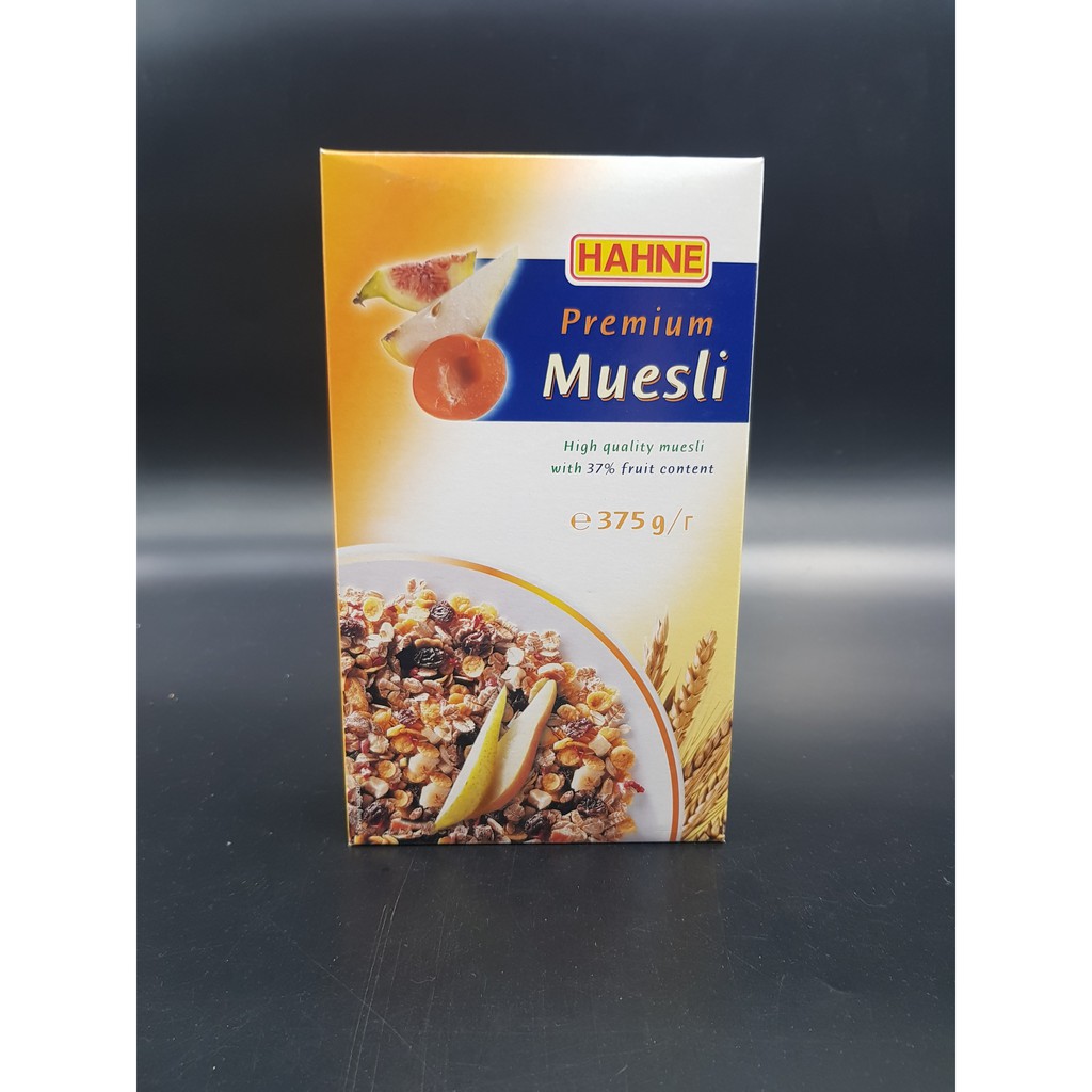 Ngũ cốc hoa quả mix 40% trái cây   💚 Freeship  💚  Hahne Muesli Premium 375g