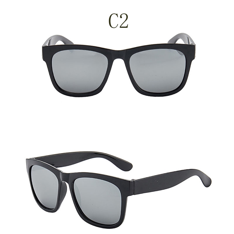 Kính Mát Gọng Vuông Phong Cách Retro Âu Mỹ Thời Trang Cho Nữ