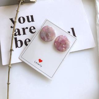 Earrings female cubes retro style
