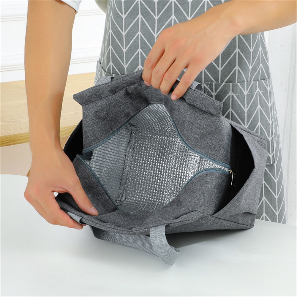 Túi đựng thức ăn giữ nhiệt hai ngăn chống thấm nước thân thiện với môi trường