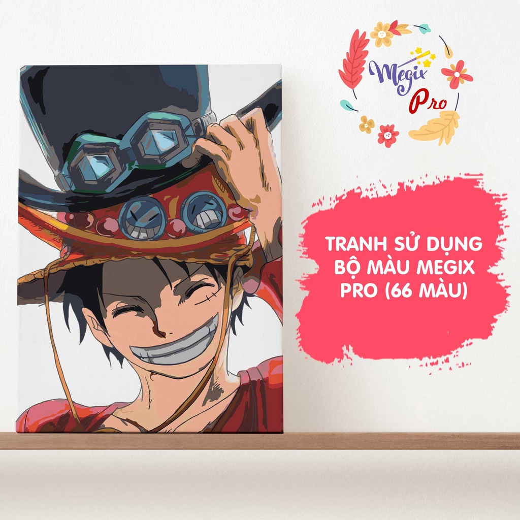 Tranh tô màu số hóa - TRANH ANIME - One Piece
