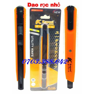 Dao Rọc Giấy Nhỏ Lưỡi Thép Đen Cao Cấp
