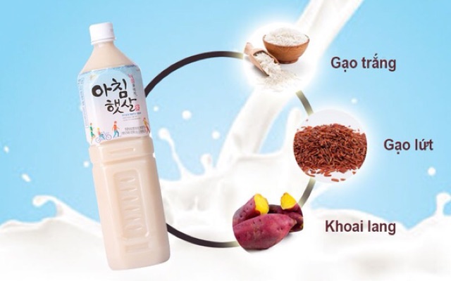 Chai 1,5 Lít Nước Gạo Rang Woongjin Hàn Quốc