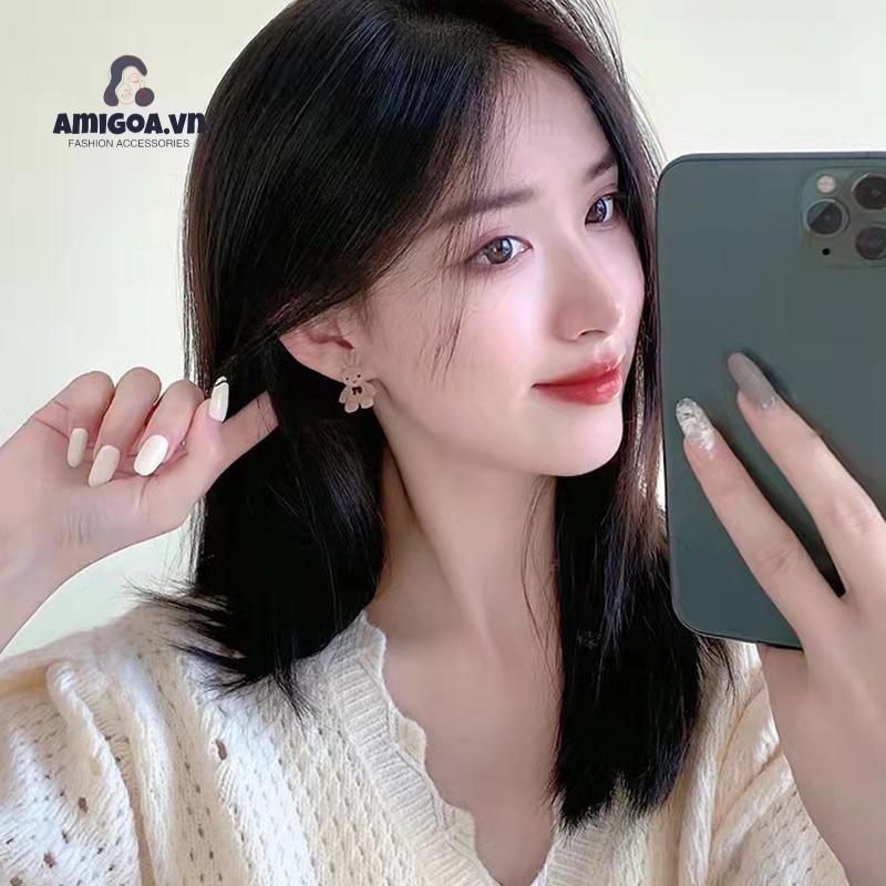 ✨✨Bông tai mạ bạc 925 hình thỏ kiểu Hàn Quốc thời trang thu đông