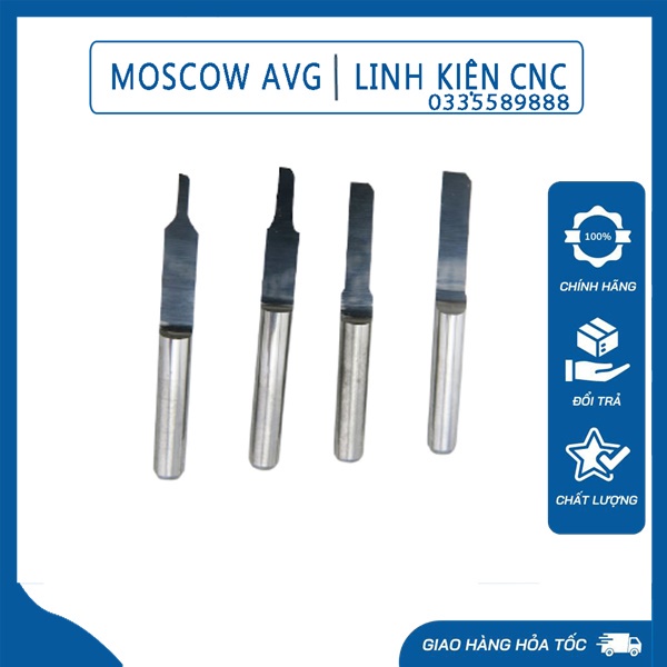 Mũi Cắt Quảng Cáo Mũi Cắt Tấm Alu CNC Cốt 3.175mm Lưỡi 1.5mm 2mm 3mm