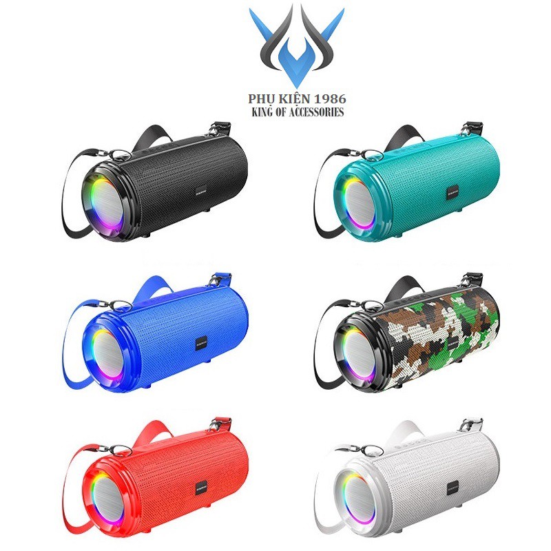 Loa bluetooth cao cấp Borofone BR13 Young công suất 10W, Bass hay, Led nhiều chế độ (Màu ngẫu nhiên) - Phụ Kiện 1986