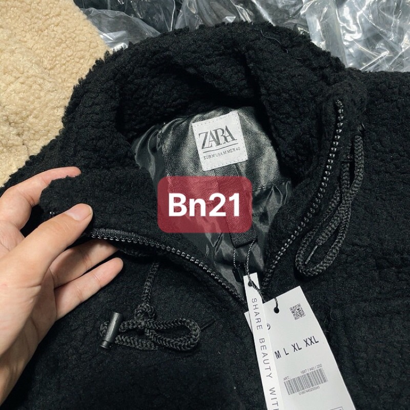 Áo khoác cừu zara