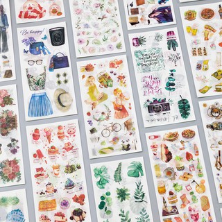 Set 3 tấm sticker trang trí sổ