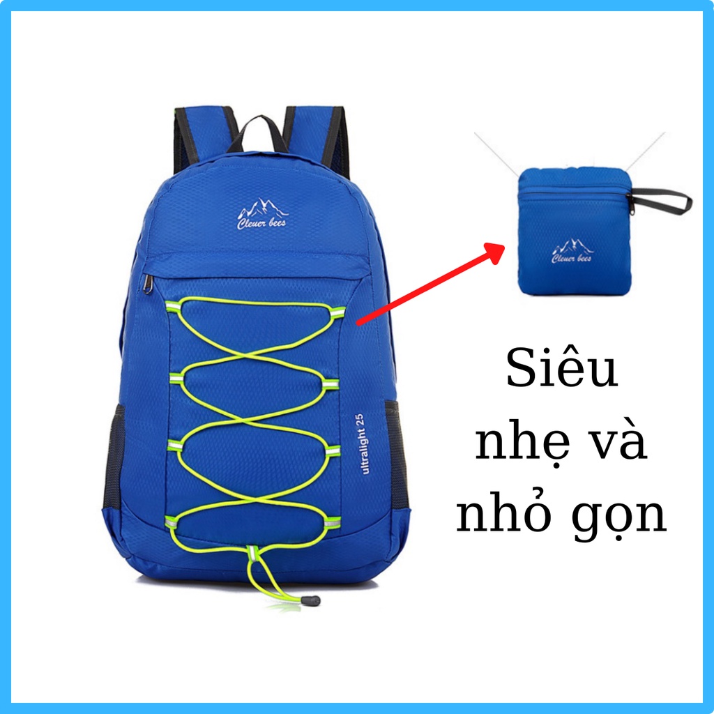 Balo du lịch thể thao chống nước đi học đi chơi đi làm nhiều màu 25L BL01