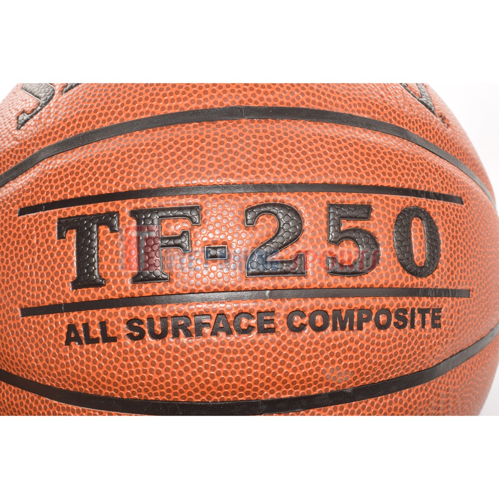 Bóng rổ Spalding TF250 All Surface Indoor/Outdoor Size 6 + Tặng bộ kim bơm bóng và lưới đựng bóng