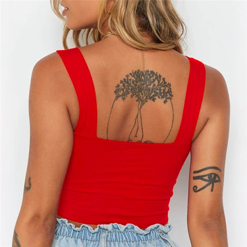 Áo Croptop Sát Nách Màu Sắc Đơn Giản Quyến Rũ Cho Nữ | BigBuy360 - bigbuy360.vn