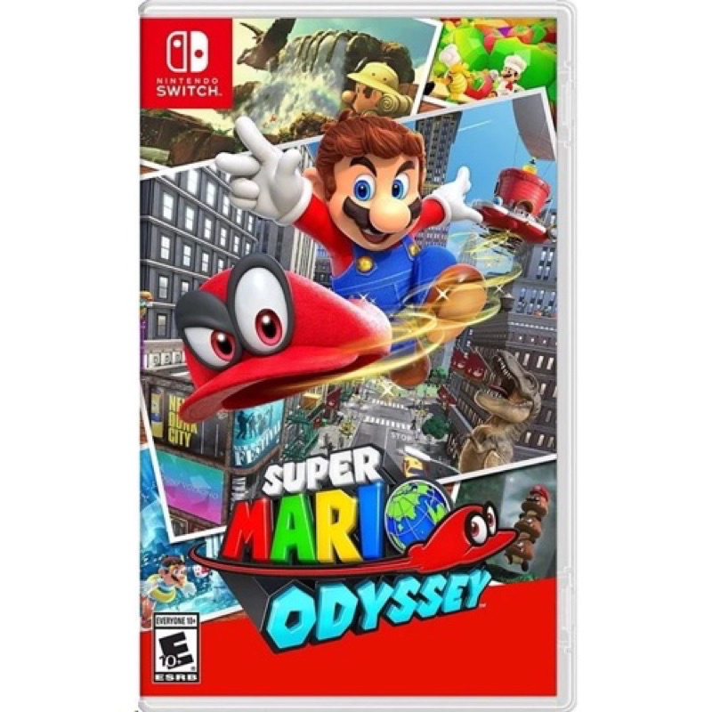 Đĩa game nintendo switch : super mario odyssey - new seal