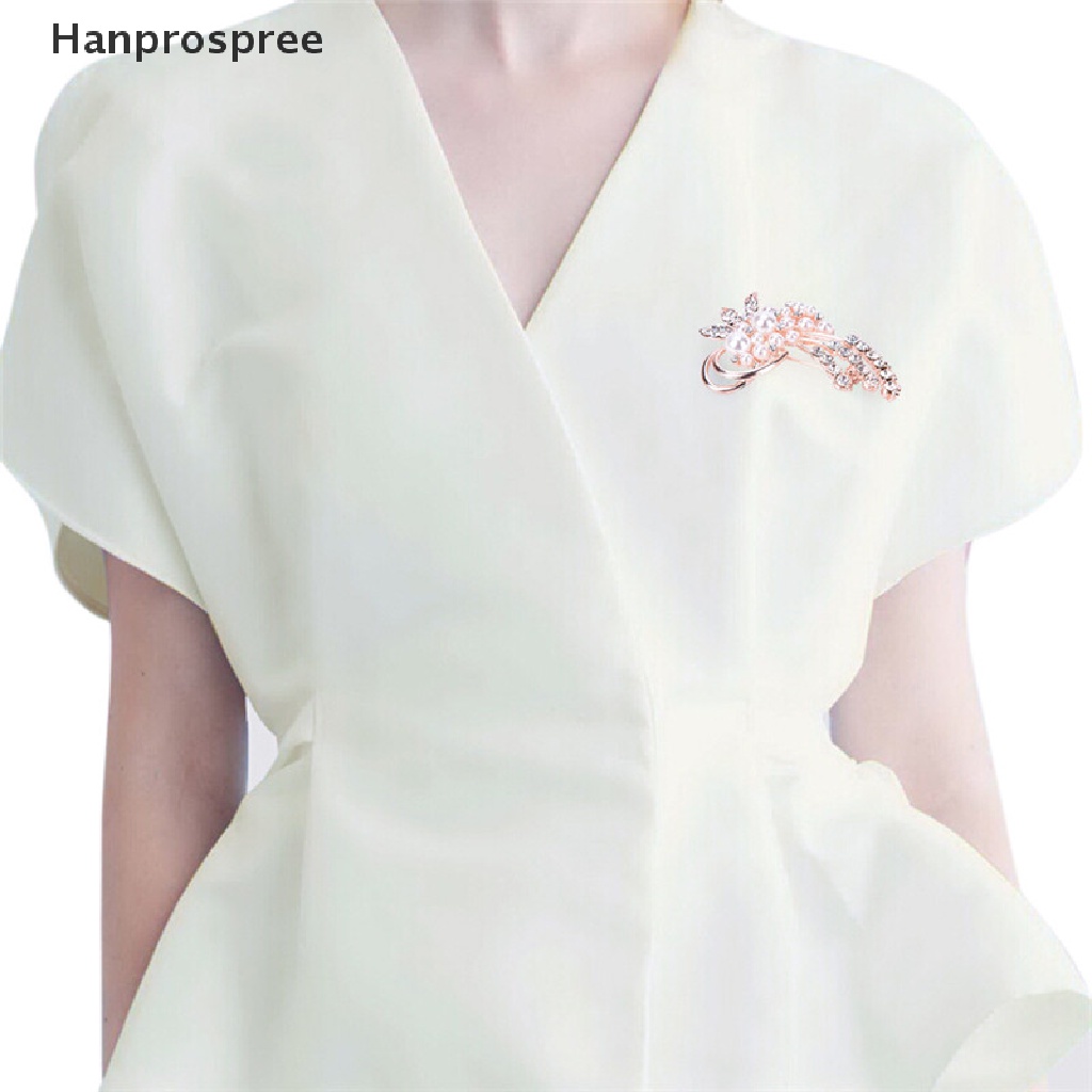 Ghim Cài Áo Hình Hoa Đính Ngọc Trai Nhân Tạo Thời Trang