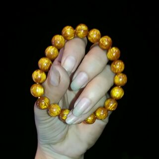 Combo 5 vòng gỗ hải liễu 2 vòng tóc vàng 8li