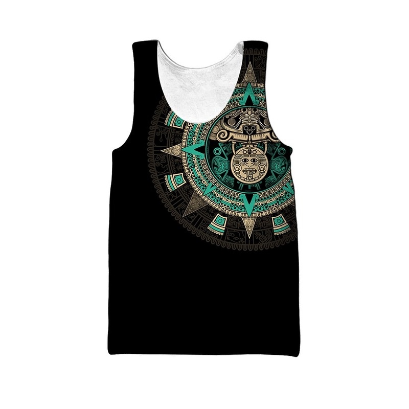 Áo Ba Lỗ In Hình Chiến Binh Aztec 3D Thời Trang