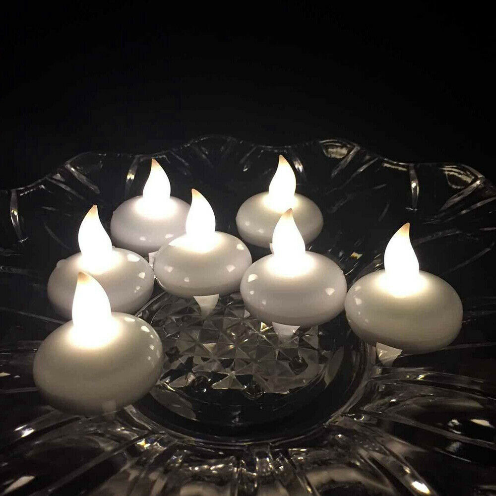 Đèn Led Hình Nến Chống Thấm Nước Nổi Trên Mặt Nước