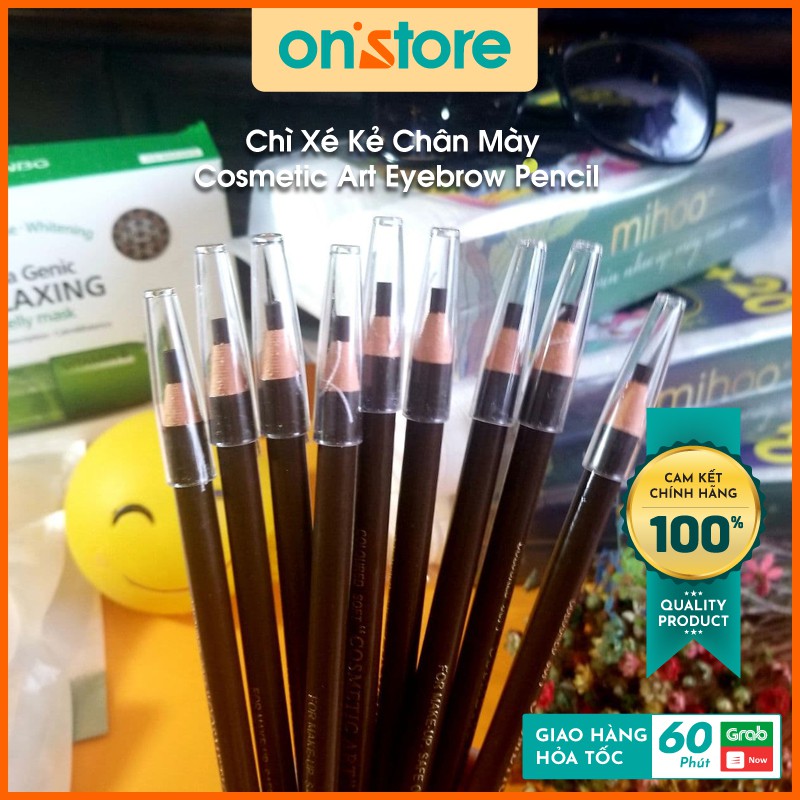 Chì Xé Kẻ Chân Mày Cosmetic Art Eyebrow Pencil Màu Nâu Sáng 2 Tem 1818 No.2, Chì Kẻ Mày Màu Nâu Sáng, Chì Kẻ, Giá Rẻ | BigBuy360 - bigbuy360.vn