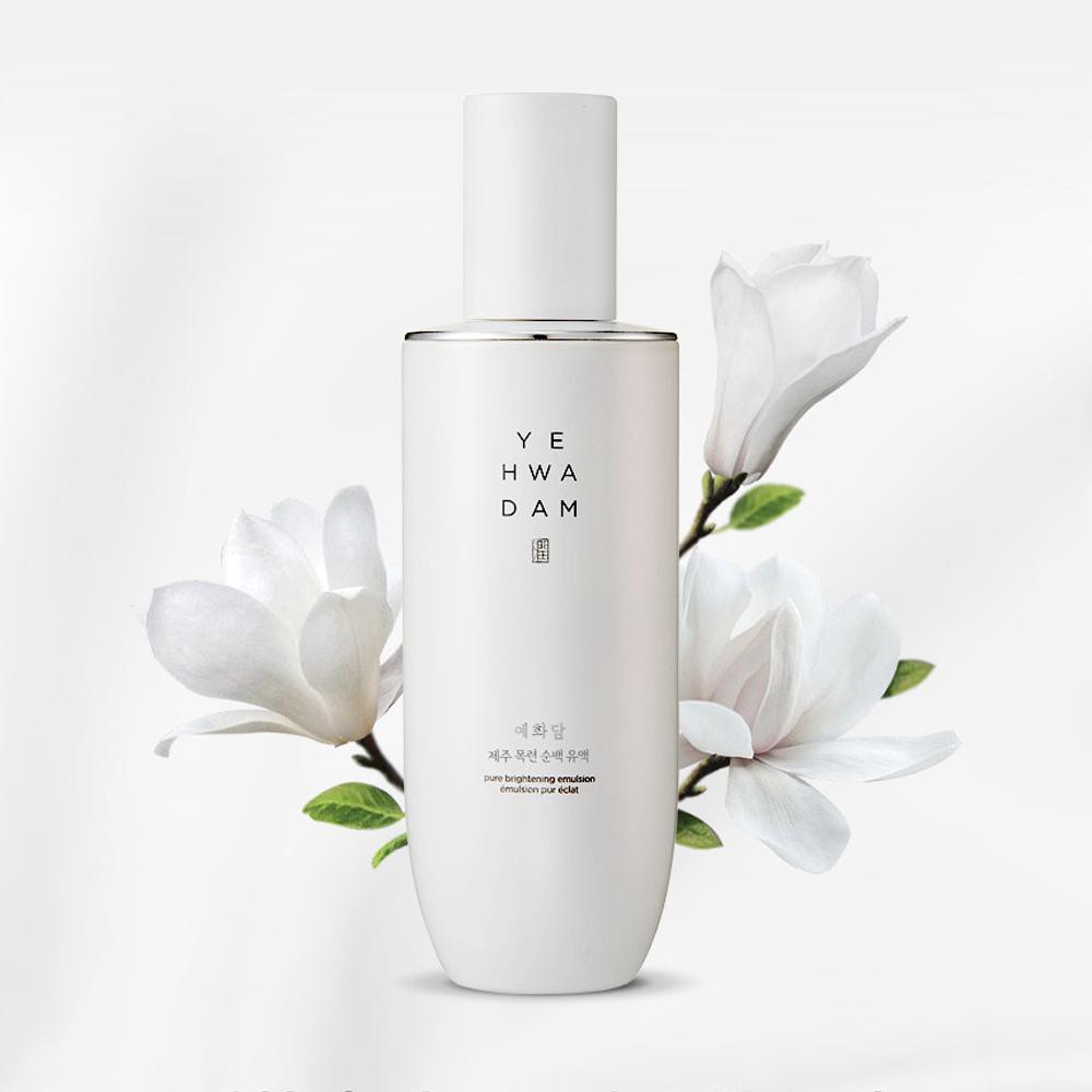 Sữa dưỡng trắng da Yehwadam Jeju Magnolia Pure Brightening Emulsion 140ml