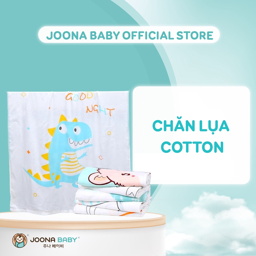 Chăn lụa cotton thu đông ấm áp mềm mại cho bé 110cmx120cm - JOONA BABY Việt Nam