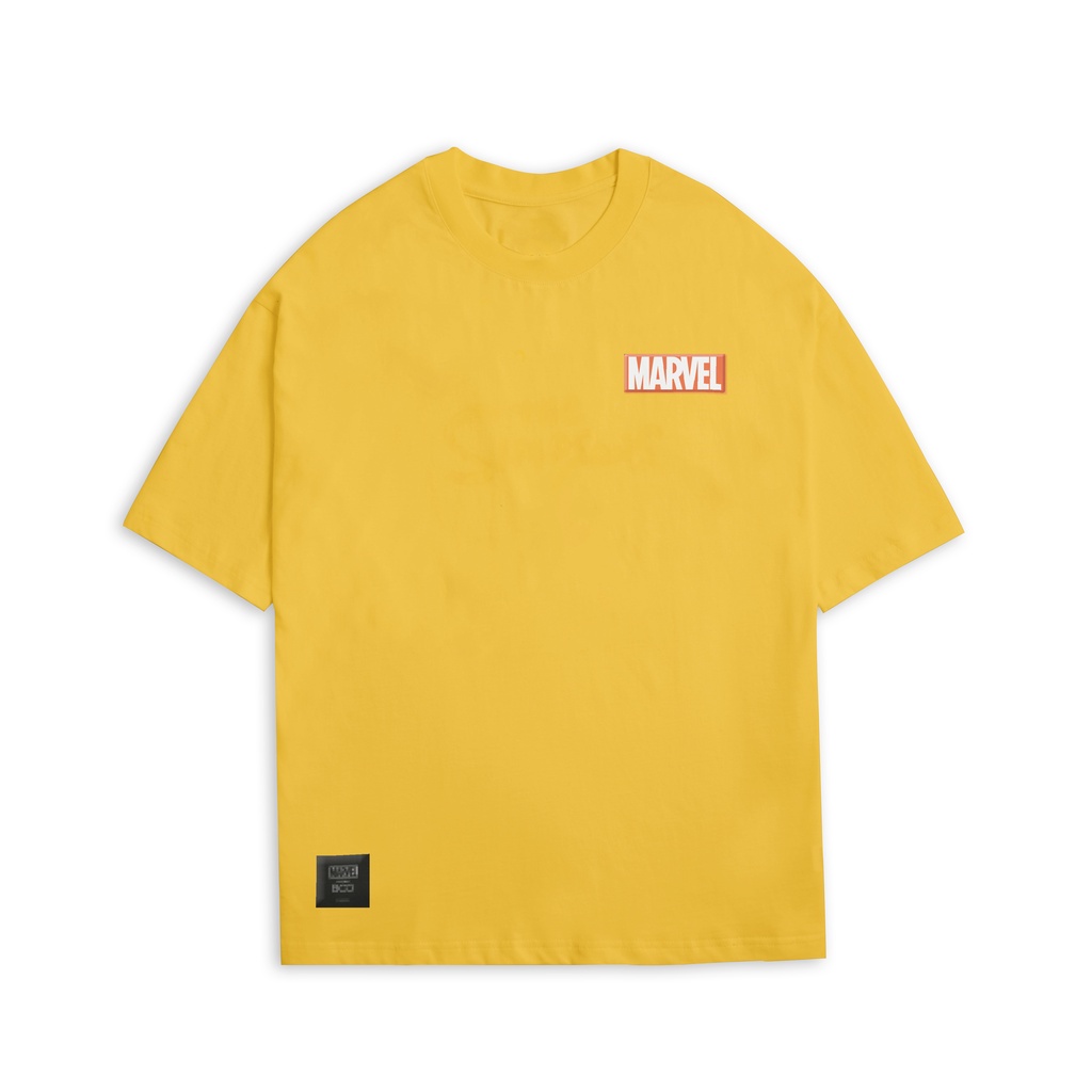 Áo Thun BOO Unisex Dáng Oversized Cotton Cao Cấp In Graphic Marvel BZL