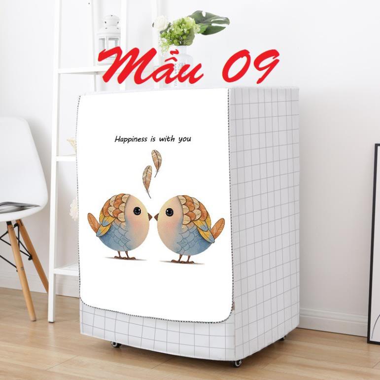 Vỏ bọc, áo trùm máy giặt lồng ngang, cửa trước vải siêu bền đẹp chống nước LOẠI TỐT