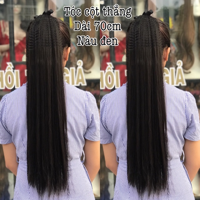 Tóc cột thẳng dài 70cm