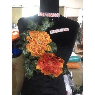 Hoa thêu 3D lớn mã H353
