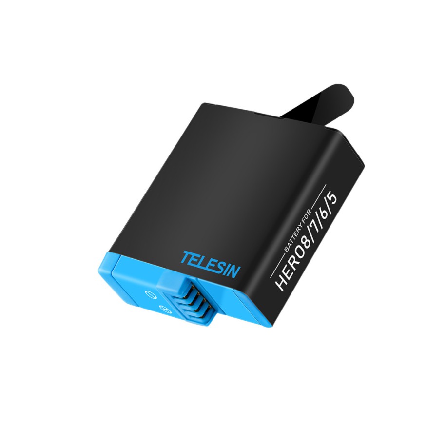 Sạc pin gopro và Pin gopro 7 8 6 5, phụ kiện gopro chính hãng Telesin