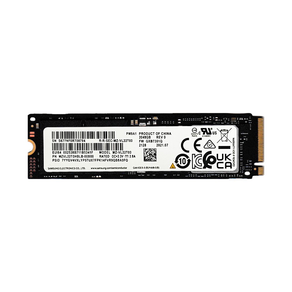 Ổ cứng SSD M2 PCIe NVMe Samsung PM9a1 2TB - Gen4 x4 bảo hành 36 tháng | BigBuy360 - bigbuy360.vn
