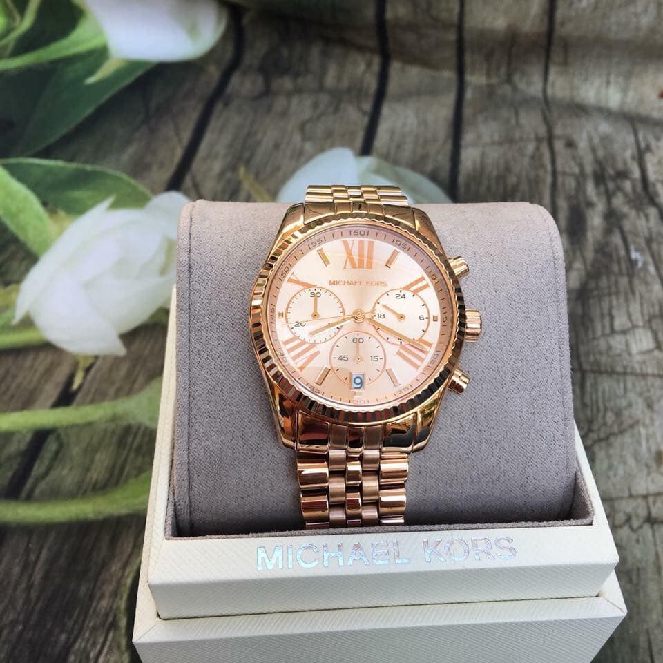Đồng hồ nam nữ Michael kors MK5569 full 5 kim hãng