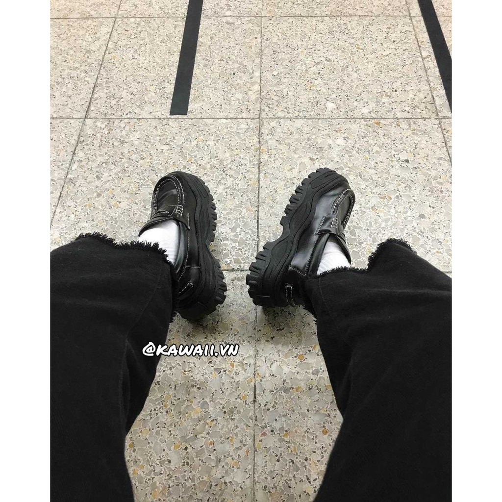 [Có sẵn] GIÀY LƯỜI LAZY HIGH SHOES đế cao 5cm (Ảnh thật sh | BigBuy360 - bigbuy360.vn