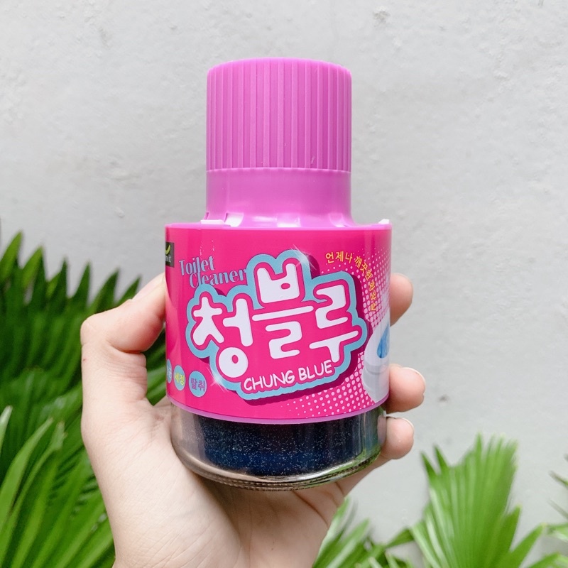 Chai diệt khuẩn tạo hương Toilet Joeunmiso Chung cốc thả bồn cầu tạo nước xanh Blue 180gr