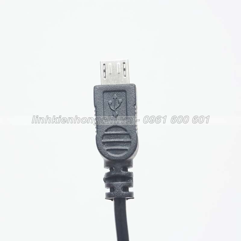 Cốc Sạc điện thoại Nokia đầu Micro chân Dẹt liền dây