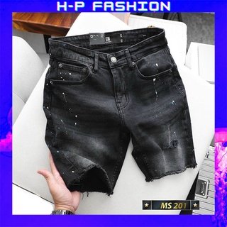 Quần short jean nam thời trang Hpfashion, quần short nam vải jean co giãn mềm mịn, form cực chuẩn - QSJNTCS201