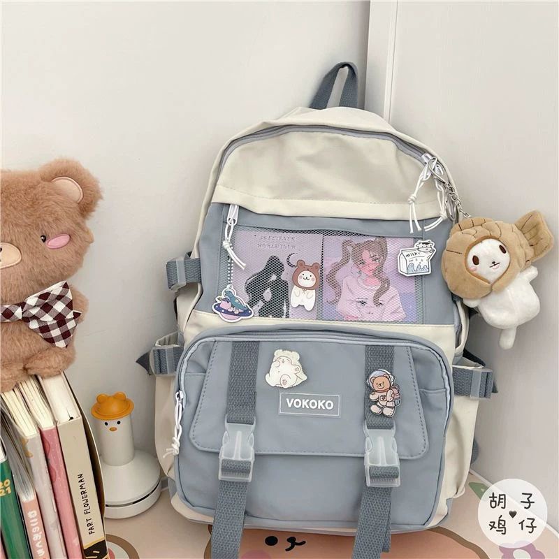 Balo Nam Nữ Nam Đi Học Thời Trang, Balo Ulzzang học sinh Hot Trend Học Sinh Giá Rẻ