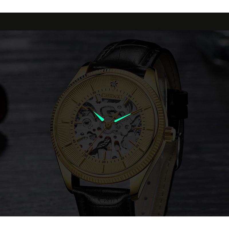 Đồng Hồ Cơ Tự Động CHENXI Chống Nước Sang Trọng Cho Nam