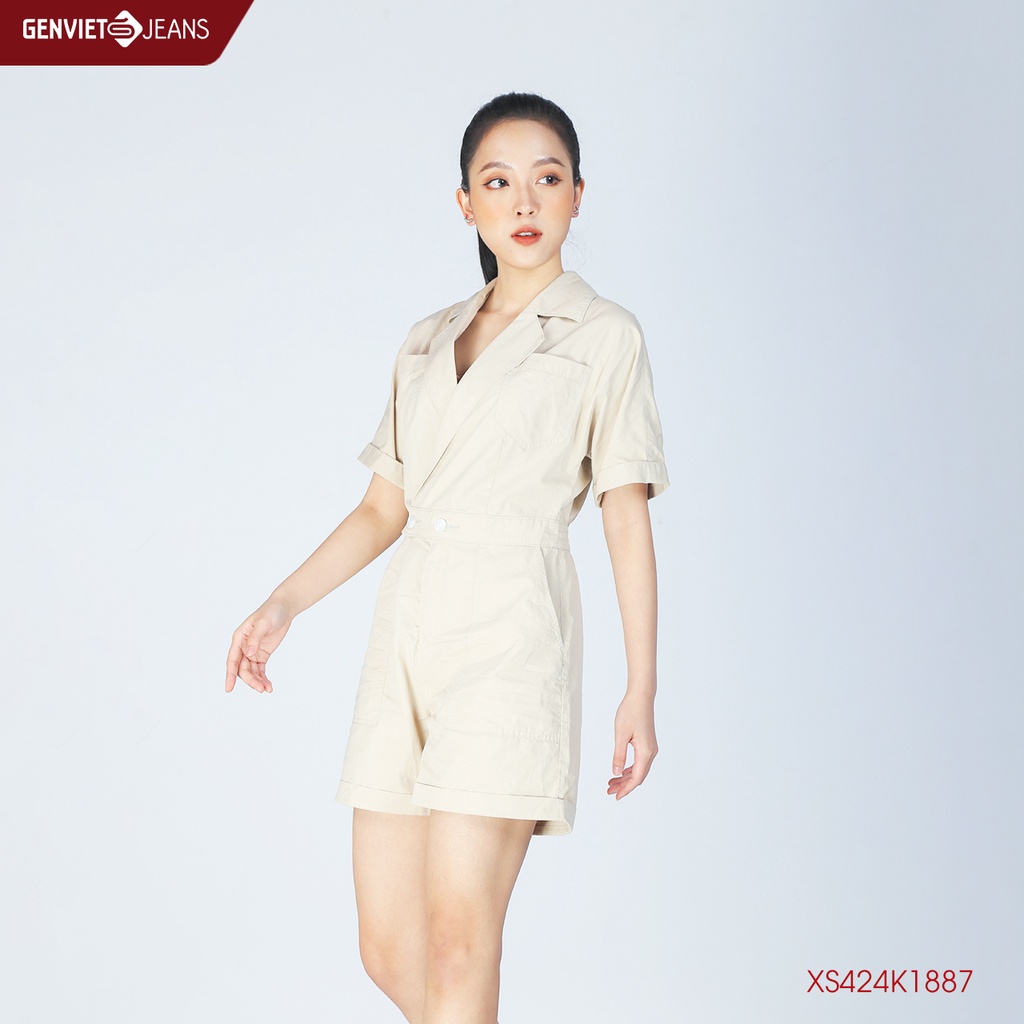 Jumsuit Nữ Thời Trang Safari GENVIET XS424K1887