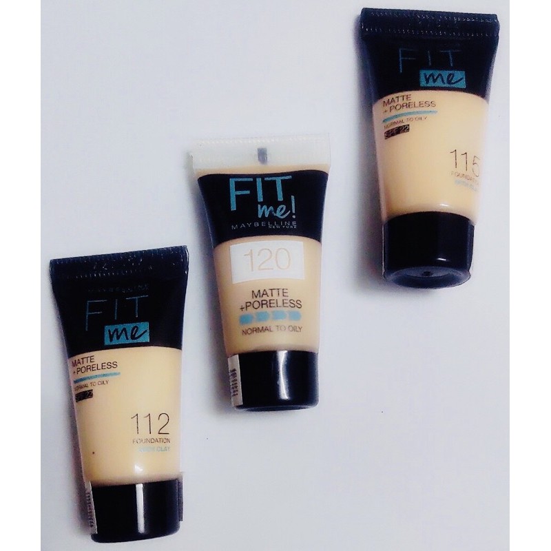 KEM NỀN MAYBELLINE FITME MATTE PORELESS FOUNDATION TUBE MINI 5ML