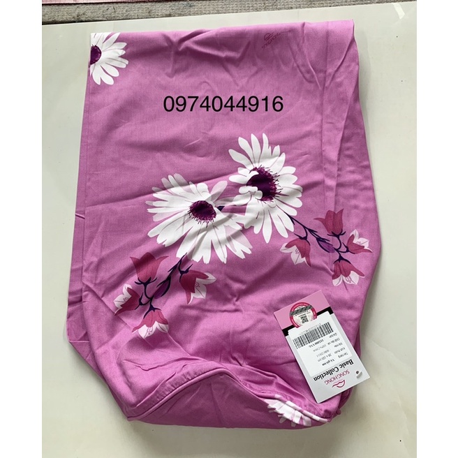 Vỏ gối ôm Sông Hồng cotton 38x100cm