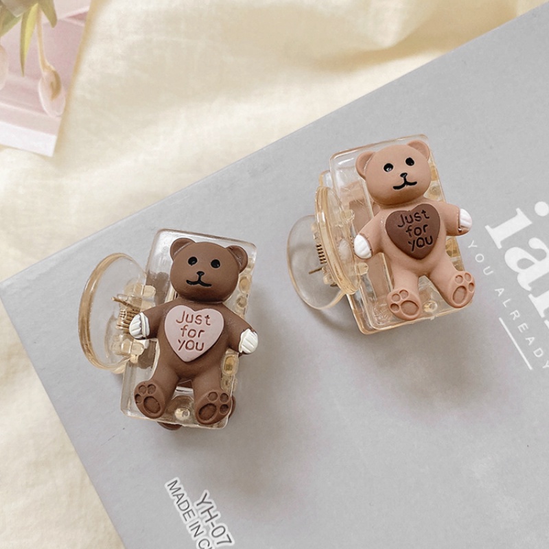 Kẹp Tóc Hình Trái Tim / Gấu Dễ Thương Cho Bé Gái