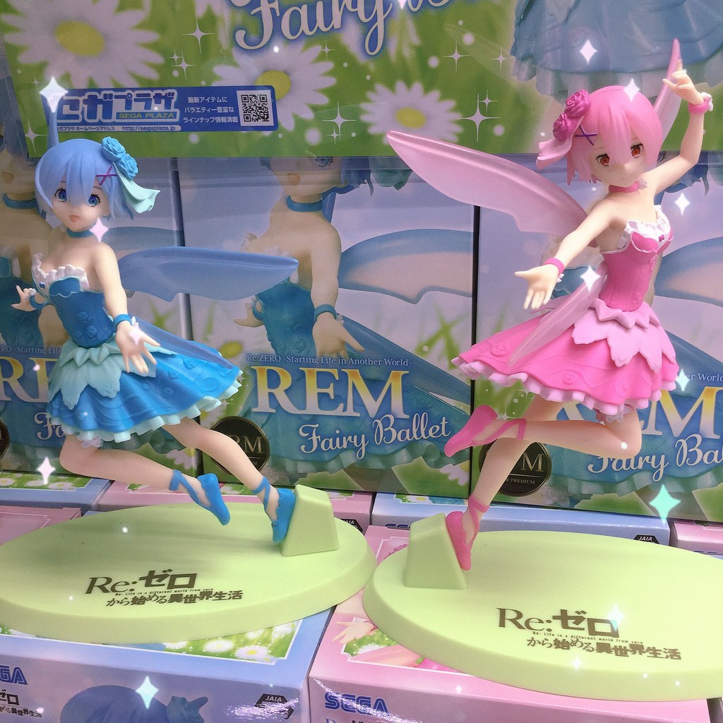 Mô Hình Figure Chính Hãng Anime Re:Zero Bắt Đầu Ở Một Thế Giới Khác, REM &amp; Ram - SPM Figure - Fairy Ballet, SEGA